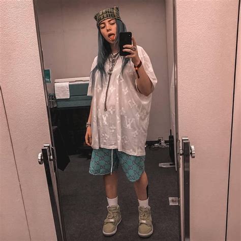 billie eilish louis vuitton shirt white|billie eilish normal outfits.